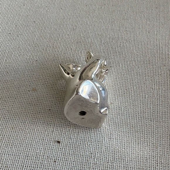 Silver Tone Mother and Baby Polar Bear Pendant - Picture 3 of 9